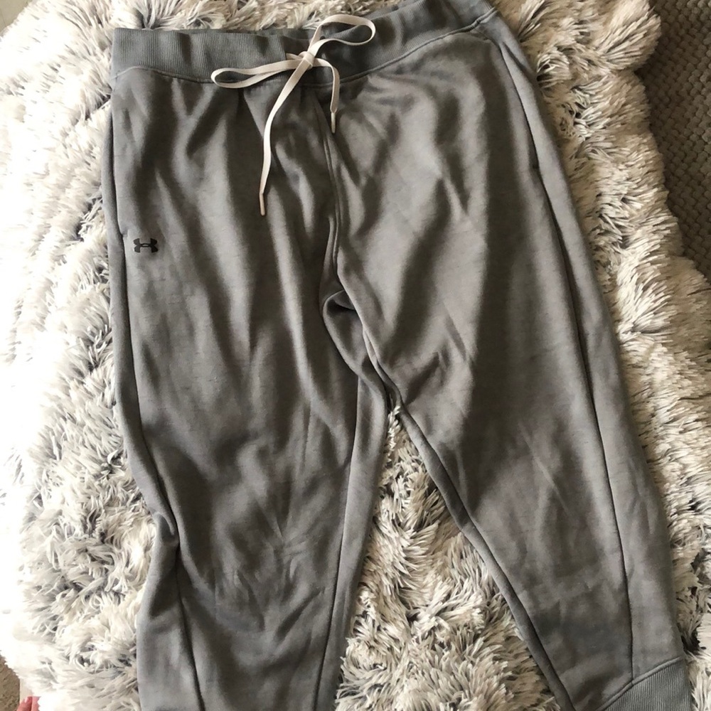 Grey Under Armour sweat pants